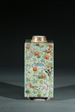 A CHINESE FAMILLE ROSE 'BUTTERFLY' VASE 