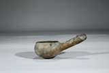 AN ARCHAIC BRONZE SPOON WITH ANCESTRAL HANDLE