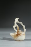 A WHITE JADE 'TREE BRANCH' FORM TEAPOT