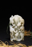 A CHINESE WHITE JADE 'DRAGON' SEAL