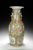 A LARGE CANTON FAMILLE ROSE 'FIGURES' VASE