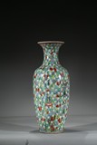 A FAMILLE VERTE 'FIVE HUNDREDS ARHATS' VASE