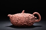 A CHINESE YIXING 'MELON' TEAPOT 
