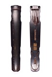 A CHINESE BLACK LACQUERED 'PEARL-STRING' TYPE GUQIN