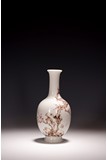 A CHINESE FAMILLE ROSE 'PLUM BLOSSOM' INSCRIBED VAE