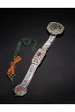 A CHINESE FAMILLE ROSE RETICULATED GILT RUYI SCEPTER