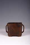 A CHINESE SQUARE BRONZE CENSER