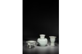 A GROUP OF CHINESE CELADON GLAZED VESSELS