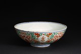 A CHINESE ENAMELLED 'FLOWERS' BOWL 