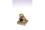 A CHINESE BRONZE 'FROG' SEAL
