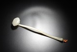 A WHITE JADE CARVED RUYI SCEPTER