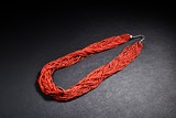 A RED CORAL NECKLACE