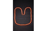 A CORAL BEAD NECKLACE
