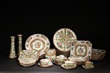 A GROUP OF CANTON FAMILLE ROSE DINNER SERVICE