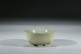 A WHITE JADE CARVED BOWL