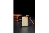 A CHINESE WHITE JADE 'IMPERIAL POEM' PENDANT