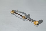 A GILT-BRONZE 'LOTUS' SPOON