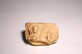 A CHINESE MARBLE FRAGMENT OF ASPARA