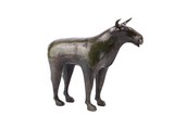 AN ARCHAIC BRONZE MODEL OF STANDING BUFFALO