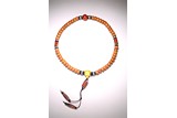 A CHINESE OR TIBETAN BUDDHIST PUTI BEAD NECKLACE