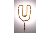 A CHINESE OR TIBETAN BUDDHIST PUTI BEAD NECKLACE