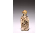 AN INSIDE-PAINTED 'SNOWY LANDSCAPE' SNUFF BOTTLE