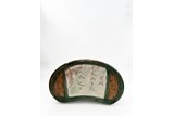 A CIZHOU SANCAI-GLAZED INSCRIBED PILLOW