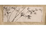 WU HUFAN: INK ON PAPER BAMBOO PAINTING 
