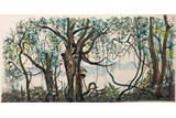 WU GUANZHONG(1919-2010): BANYAN TREES