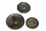 A SET OF THREE CHINESE ARCHAIC BRONZE MIRRORS