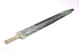 A CHINESE ARCHAIC BRONZE SWORD