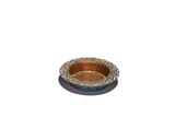 A CHINESE CLOISONNE ENAMEL 'DOUBLE VAJRA' WASHER