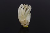 A SMALL CHINESE WHITE JADE FINGER CITRON