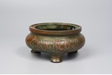 A CHINESE BRONZE ARABIC INSCRIPTION CENSER
