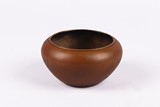A CHINESE BRONZE PATINATED 'ALMS' BOWL CENSER