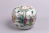 A CHINESE FAMILLE ROSE 'FIGURES JAR