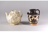 TWO CHINESE CIZHOU WARE EWERS
