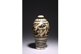 A CHINESE CIZHOU PAINTED VASE